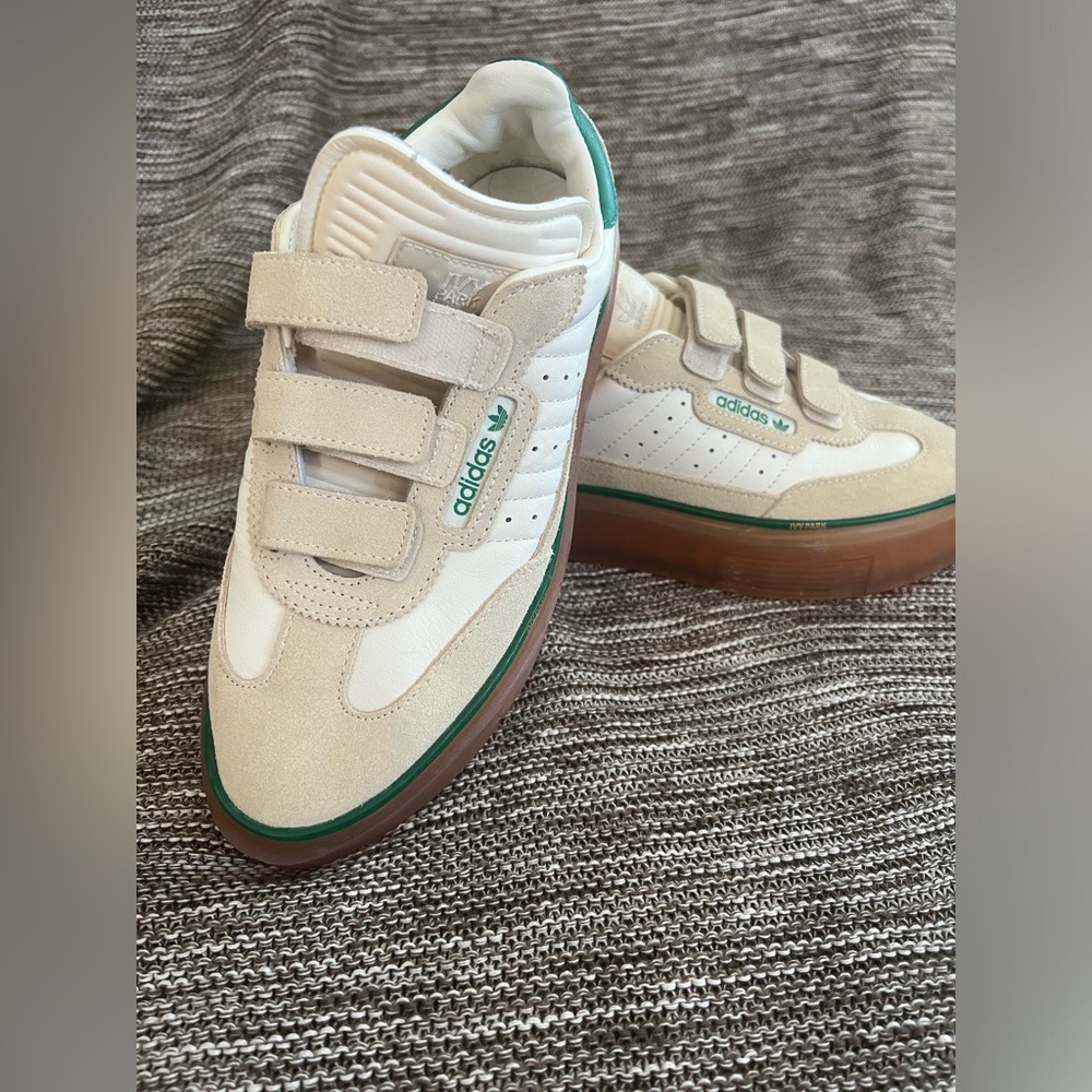 Beyoncé’s IvyPark Adidas Women’s Beige White Green Low-Top Sneakers